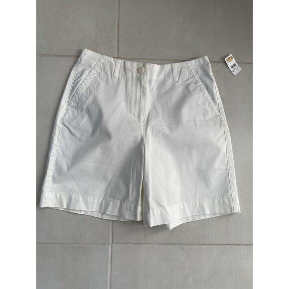 Talbots Shorts Bermuda Walking High Rise Cotton Stretch - Picture 1 of 12